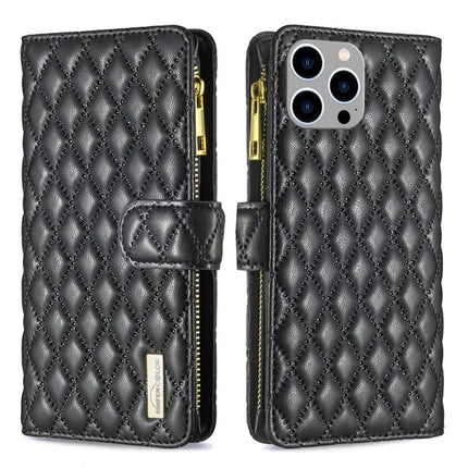 Essential Flip Wallet Phone Case for Everyday Essentials and Protection black quilted PU leather wallet case with zipper and card slots