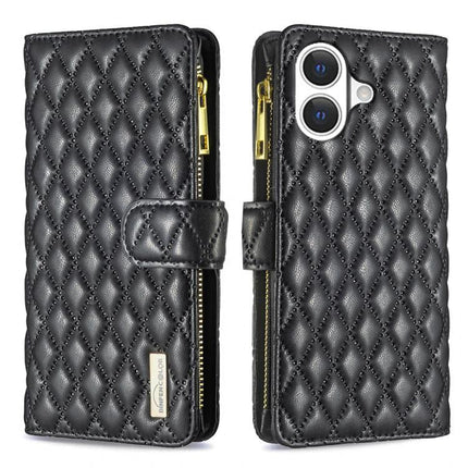 Leather Flip Case With Card Storage For Daily Phone Use On The Go Ideal For Commuters - black quilted zip wallet case with stand and card slots