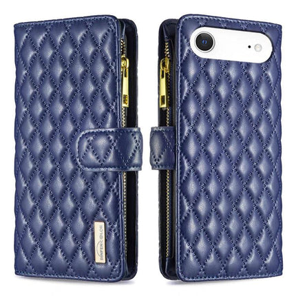 Leather Flip Case With Card Storage For Daily Phone Use On The Go Ideal For Commuters - navy quilted wallet phone case with card slots and stand