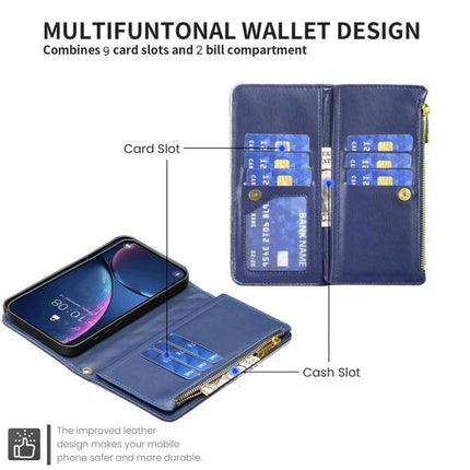 Leather Flip Case With Card Storage For Daily Phone Use On The Go Ideal For Commuters showing wallet-style phone cover with card slots, cash slot and built-in stand