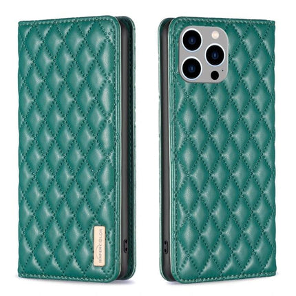 Protective Leather Flip Case For iPhone With Built In Stand For Everyday Use On The Go - quilted teal PU cover with integrated stand