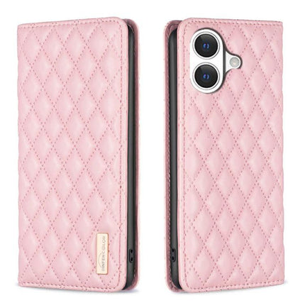 Flip Leather Case For iPhone With Stand For Everyday Use Slim Secure Protection Easy To Grasp - pink quilted flip wallet with stand and precise cutouts