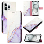 For iPhone 16 Pro Max / White Purple