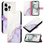For iPhone 16 Pro / White Purple