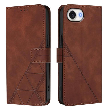 Phone Case With Crossbody Strap For Everyday Hands-Free Use in brown PU with card slots and magnetic closure