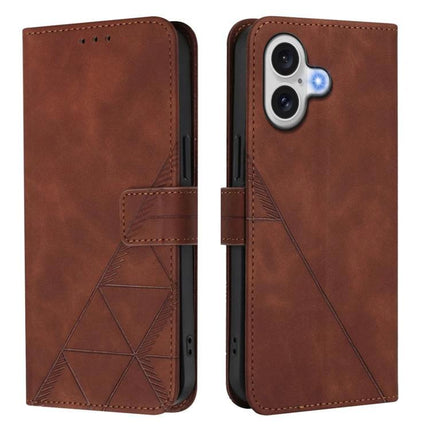 Leather Flip Phone Case for Everyday Carry with Card Storage and Gentle Protection - brown PU wallet case with lanyard and stand