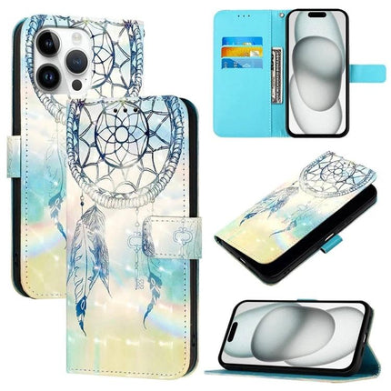 Leather Flip Phone Case For iPhone With Card Slot For Everyday Protection And Quick Access - blue dreamcatcher wallet case with stand and card slots