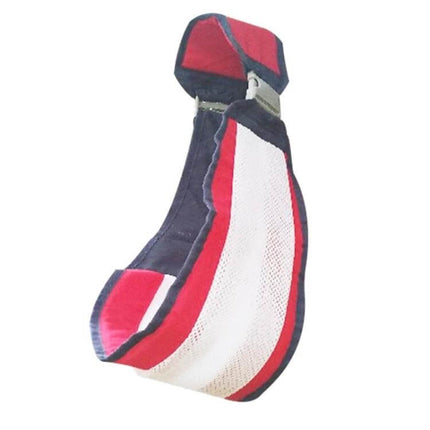 Baby Front Sling Carrier, Portable For 0 To 48 Months - cotton-polyester travel baby carrier in red white navy, lightweight hands-free front sling