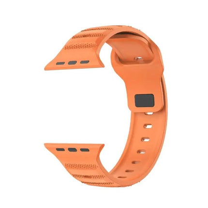 Dot Texture Fluororubber Watch Band Fits Apple Watch 40/45/49