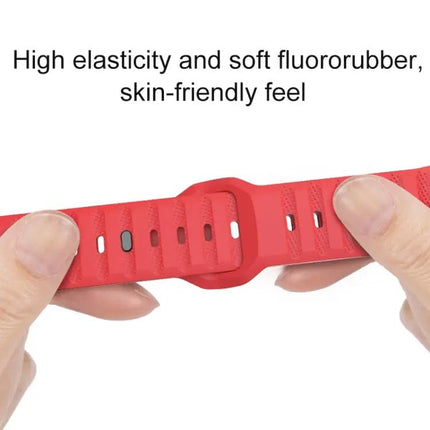 Dot Texture Fluororubber Silicone Apple Watch Band 40/44mm