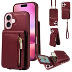 For iPhone 16 / Wine Red