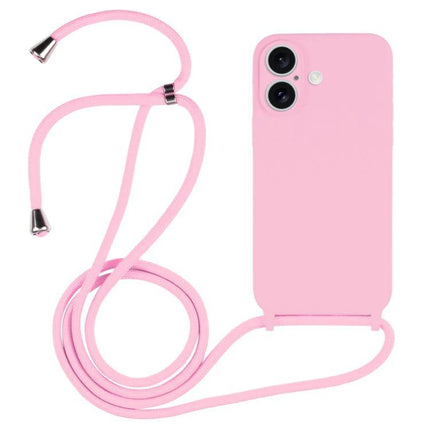 Crossbody Phone Case With Lanyard For Everyday Outings - slim pink silicone crossbody phone case with adjustable lanyard for hands-free use