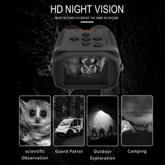 GVDA GD900 1080P HD Infrared Night Vision Binoculars with 2.4-inch TFT Display