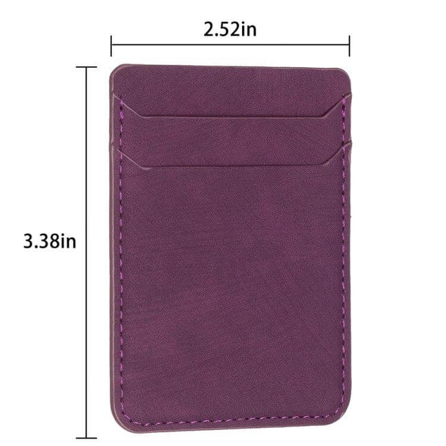 Frosted Card Bag Back Sticker, Slim Card Holder For Phone
