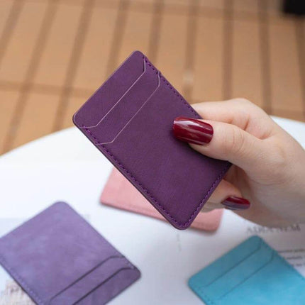 Frosted Card Bag Back Sticker, Slim Card Holder For Phone