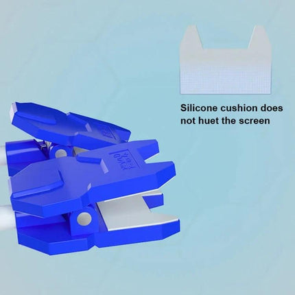 MiJing Universal Fastening Holder for Phone Screen Fixing with soft silicone cushions for gentle, hands-free phone screen repairs