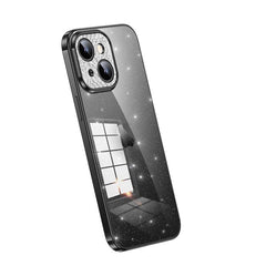 Funda para teléfono de TPU transparente brillante galvanizada SULADA, serie 2