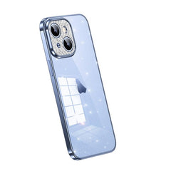 Coque de téléphone en TPU électrolytique transparente pailletée SULADA, série 2