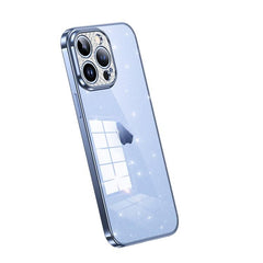 Coque de téléphone en TPU électrolytique transparente pailletée SULADA, série 2