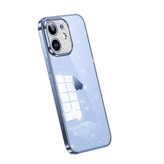 Funda para teléfono de TPU transparente brillante galvanizada SULADA, serie 1