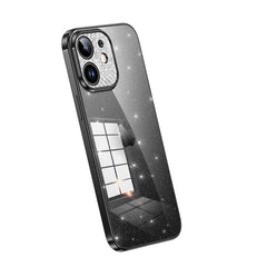 Funda para teléfono de TPU transparente brillante galvanizada SULADA, serie 1