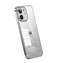 Funda para teléfono de TPU transparente brillante galvanizada SULADA, serie 1