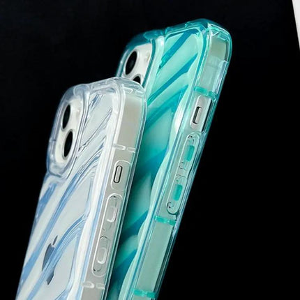 Waves TPU Slim Protective Case For iPhone 12, 12 Pro Max, 11