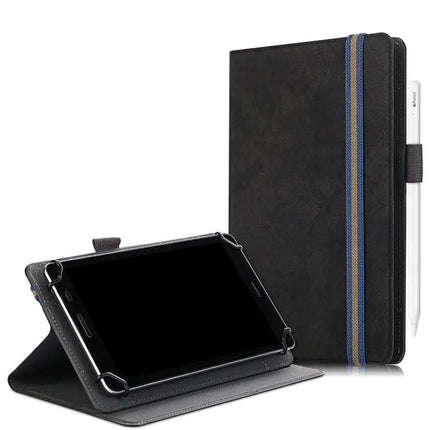 Leather Protective Case for 9-11 Inch Tablets with Flip Stand