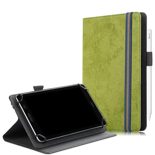 Leather Protective Case for 9-11 Inch Tablets with Flip Stand | Syndmart