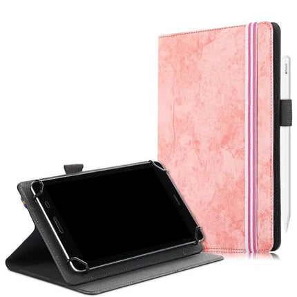 Leather Protective Case for 9-11 Inch Tablets with Flip Stand