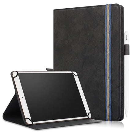 Leather Protective Case for 9-11 Inch Tablets with Flip Stand