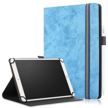 Leather Protective Case for 9-11 Inch Tablets with Flip Stand