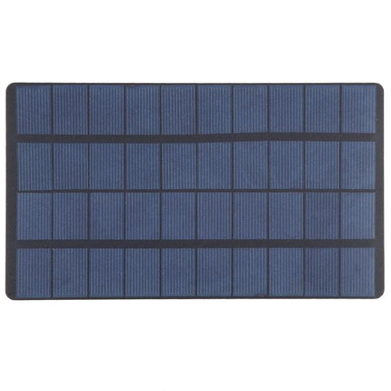 DIY Solar Panel Module for Educational Projects and Battery Charging - rectangular blue polycrystalline cells for student experiments and battery charging
