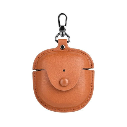 Bose QuietComfort Earbuds Protective Case for Daily Use PU leather brown clip-on case for commuting and travel