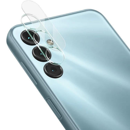 Imak High Definition Glass Lens Film for Phone Protection showing clear dual-layer lens cover aligned over triple camera lenses
