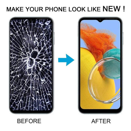 Keep Your Samsung Phone Screen Ready for Daily Tasks - before cracked display and after replacement showing clear screen