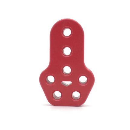 Car Exhaust Hanger Rubber Insulator For Secure Mounting - red high-density rubber exhaust hanger with multiple mounting holes