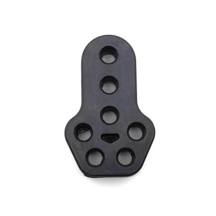 Car Exhaust Hanger Rubber Insulator For Secure Mounting - high-density rubber exhaust mount with multiple holes for secure mounting and vibration isolation