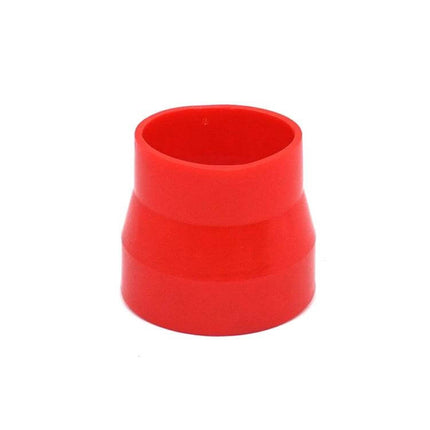 Universal Car Air Intake Rubber Connector 63mm to 76mm - red flexible rubber reducer for DIY intake between 63mm and 76mm pipes