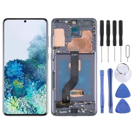 Screen Assembly for Repairing Daily-Use Samsung Phones - replacement front screen with tools for cracked phone repair