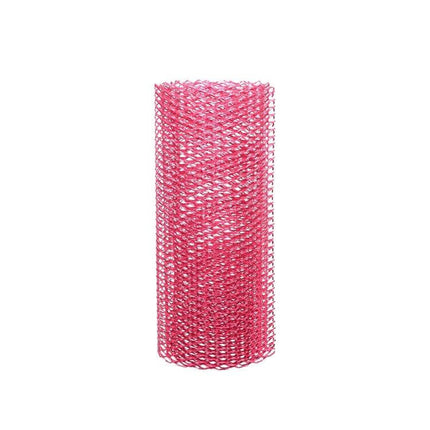 Universal Aluminum Alloy Car Grill Mesh for Debris Protection, 100x33cm - pink rolled mesh for car grill debris and air flow