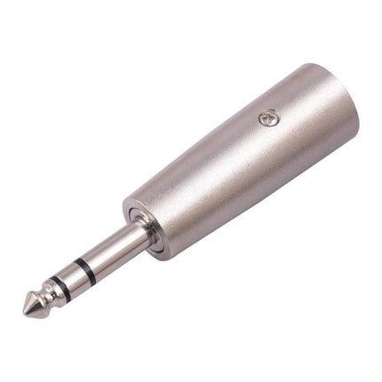 Cable Connector for Home Audio Systems and Performances XLR to 1/4 inch TRS adapter for clear balanced audio connections