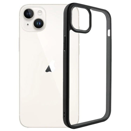 Transparent iPhone Case for Everyday Protection with clear PC back panel showing phone visibility and slim black bumper