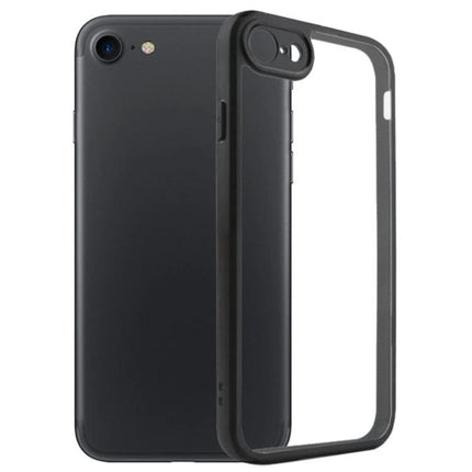 Transparent iPhone Case for Everyday Protection showing clear PC back panel and slim black bumper for scratch and bump defense
