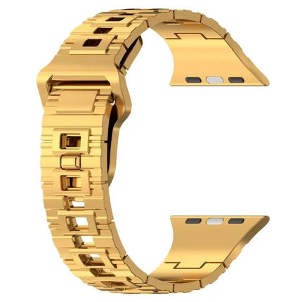 Armor Style Silicone Watch Band For Apple Watch Ultra 49mm