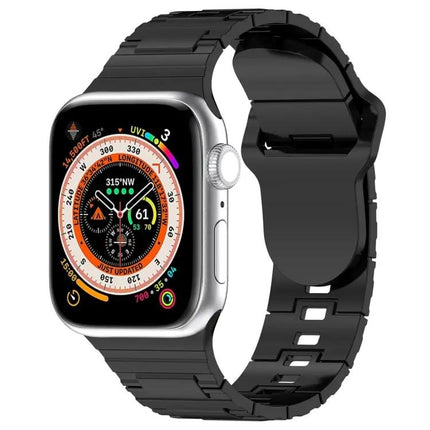 Apple Watch 44mm Silicone Band Armor Square Buckle