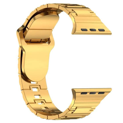 Silicone Square Buckle Armor Watch Band for Apple Watch 44mm