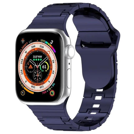 Silicone Armor Strap Square Buckle for Apple Watch 49mm