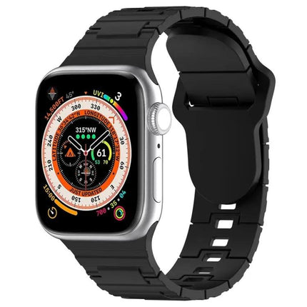 Silicone Armor Strap Square Buckle for Apple Watch 49mm