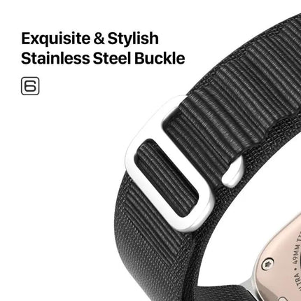 DUX DUCIS Nylon Loop Watch Band for Apple Watch 41/44/45mm